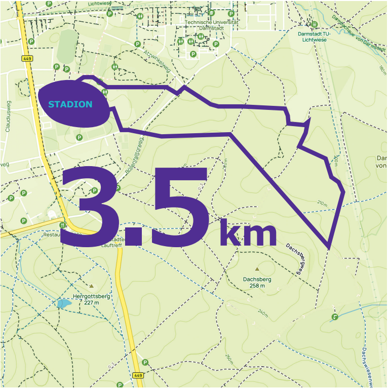3,5 km Lilien-Staffelmarathon 3,5 km Lilien-Staffelmarathon